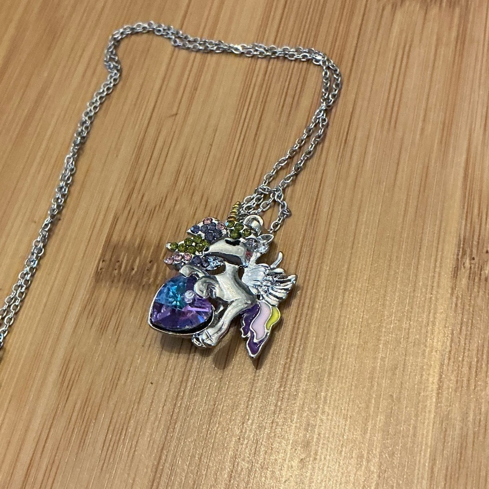 Adorable Unicorn Necklace 20”NWOT